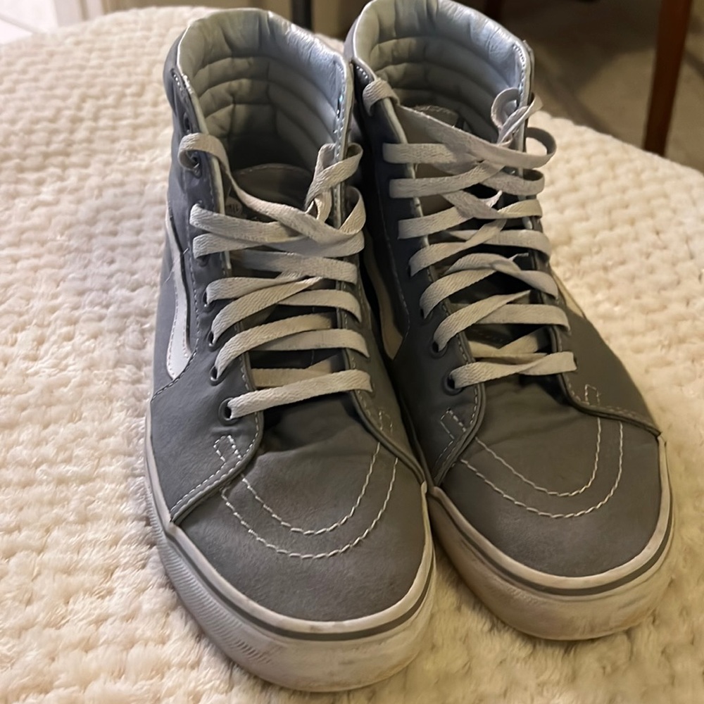 Vans high top grey size 9